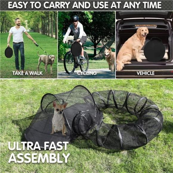 Cat Tent Outdoor, Pet Enclosure Tent  Portable Tent with Carry Bag, Small - Picture 4 of 7